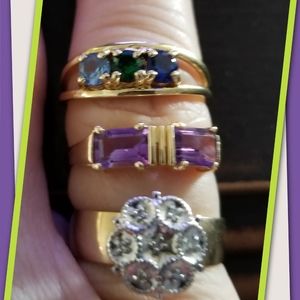 🌟3 10k real gold rings🌟